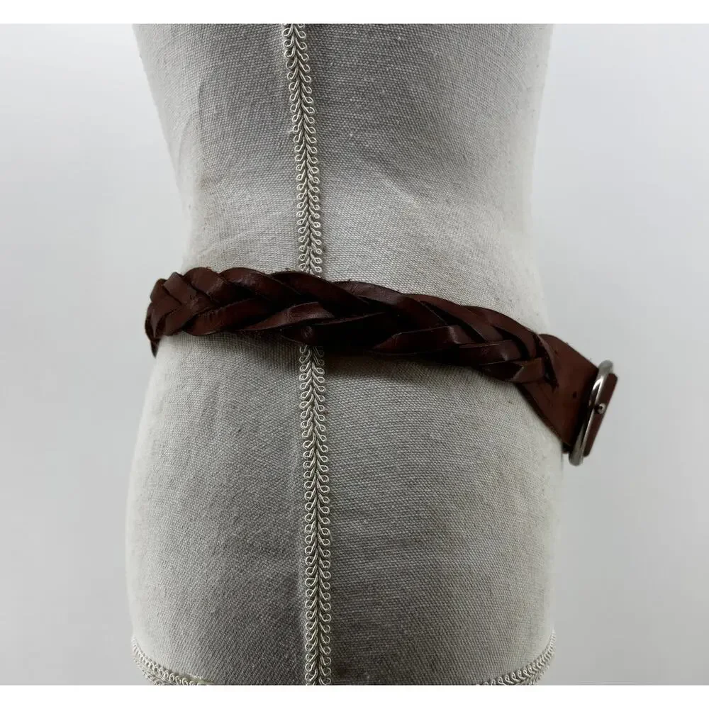 Liz Claiborne Belt Women's Braided Boho Weaved Y2K